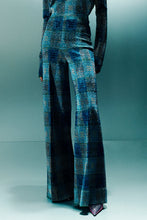 Load image into Gallery viewer, CIRCUS HOTEL PANTALONE WIDE LEG JACQUARD LAMÉ
